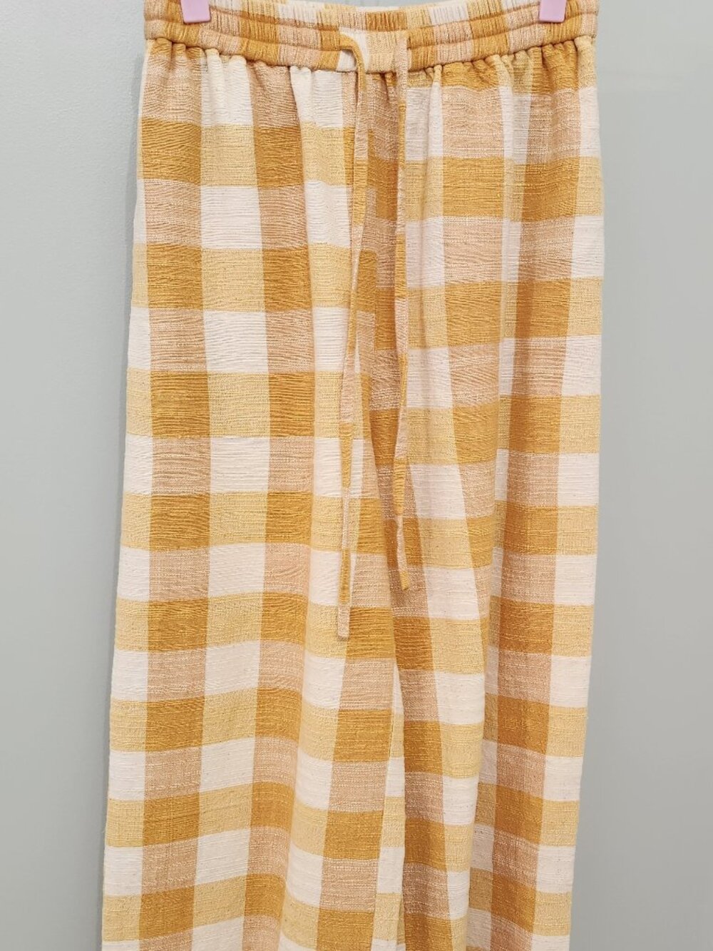 Handmade for me from Thailand. Super cute, checkered pants. I love them!